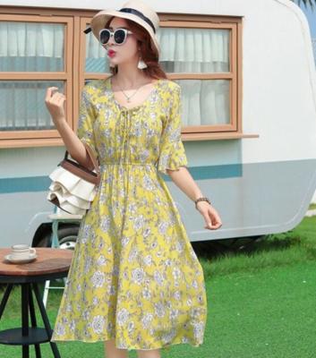 China 2022 New Fashion Design Cotton Girls Silk Lady Skirt Lady Dress Lady Gown for sale