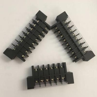 China PBT Double Row Screw Barrier Power Supply Through Terminal Block KT8-10 600V 115A 21mm Pitch for sale