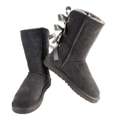 China Fashion Trend Factory Direct Selling Winter Wholesale High Top Bowknot Woman Multi Snow Boots for sale