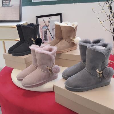 China Wholesale Fashion Trend Colorful Warm Length Winter Boots Snow Boots For Women for sale