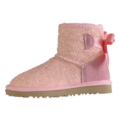 China Fashion Trend 2021Classic Winter Sequin Women's Boots Warm Comfort Women Indoor and Outdoor Boots for sale