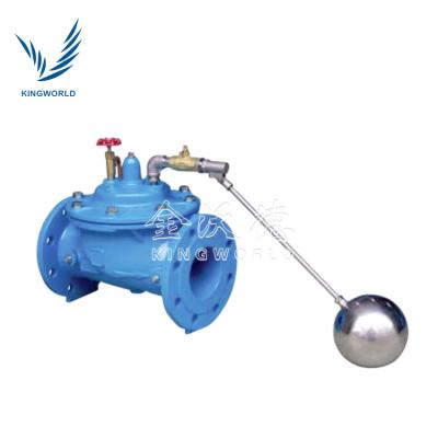 China General Connection Diaphragm Style Float Flanged Remote Control Ball Valve For Storage Tank for sale