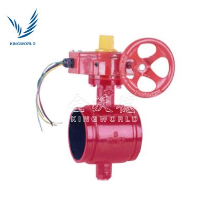 China Grooved Butterfly Valve Fire Fighting Valve DN25-DN200 for sale