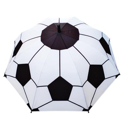 China Modern Upright 27 Inch Soccer Umbrella Football Umbrella Football Design Printing Promotion Golf Umbrella for sale