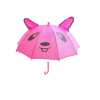 China Factory Price Automatic Open Ear Cheap Direct Children Steel Frame Promotional Umbrella for sale