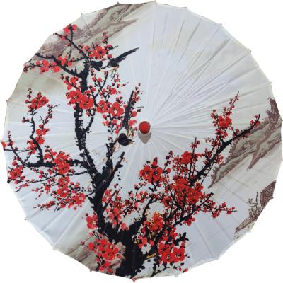 China Wholesale CLASSIC Traditional Hand Painted Paper Umbrellas Decoration Flower Pattern Wedding Umbrella Porcelain Bridal Umbrella for sale