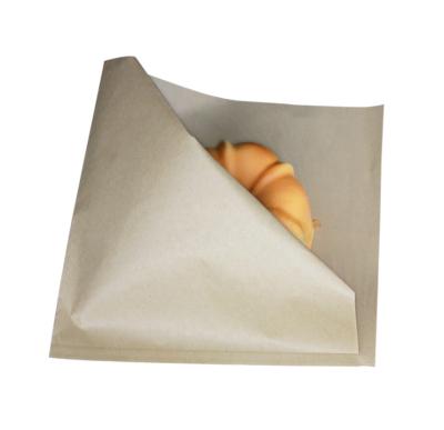 China Wholesale Food Packaging Bag Factory Manufacturer Customized Paper Hamburger Quick Moisture Proof Hamburger Bread Donuts Bag for sale