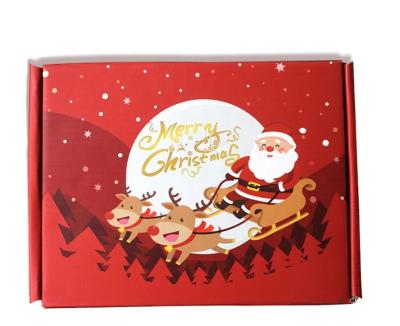 China Newly Designed Recyclable Cardboard Christmas Gift Box for sale