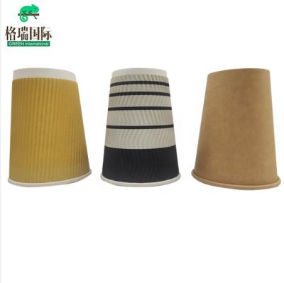 China Handmade Single Wall Disposable Paper Cups Coffee Cups for sale