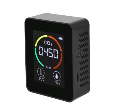 China ABS Real Time Data Average Value Recording Accurate Air Quality Detector PM 2.5 Monitor CO2 PPM Sensor for sale