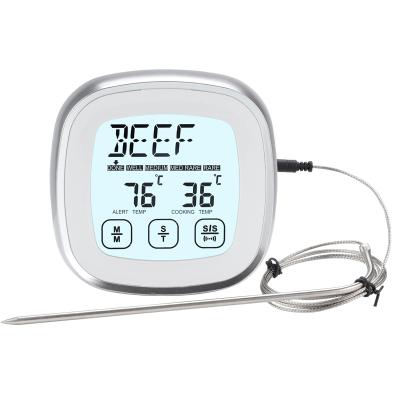 China 2021 New Touch Screen Kitchen Thermometers Food Thermometer Smart Digital Thermometer Probe Food for sale