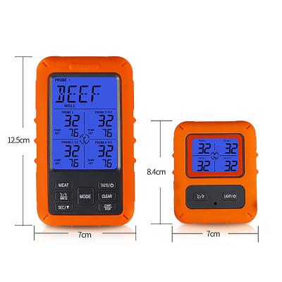 China 2021 Hot Selling Kitchen Thermometers All Kinds Of Functions BBQ Smart Ibt-2x Thermometer For Meat Food And Magnetic Attractionn for sale