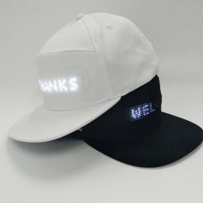 China High quality COMMON customs lead display cotton led cap with rechargeable led caps with led light part for sale