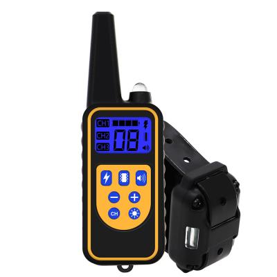 China High Quality Remote Stored Dog Training Collar Shock Collars Three Sound Vibration Mode Dog Collar Training Te koop