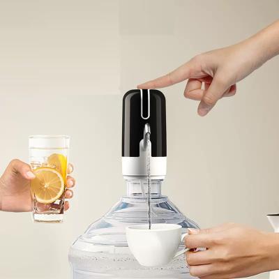 China Hotel 1200mAH Mini Electric Portable Automatic USB Water Bottle Rechargeable Outdoor Drinking Dispenser for sale