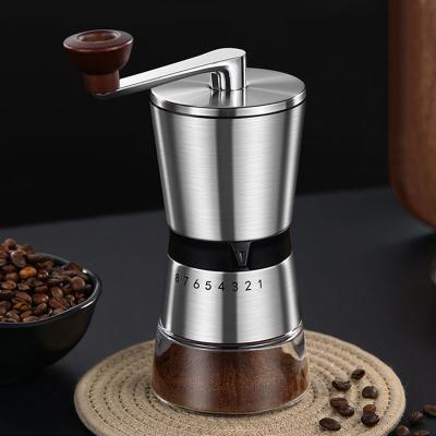 China 304stainless steel kitchen appliances manual adjustable coffee grinder for sale