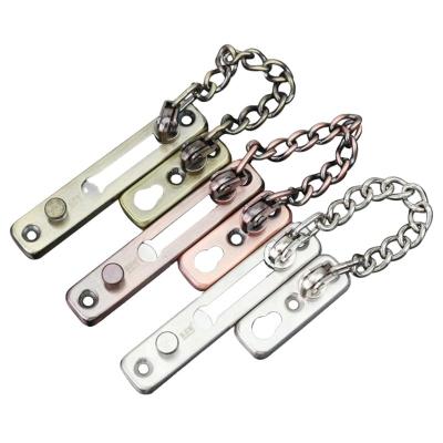 China Modern Anti-theft Sliding Door Lock Chain Security Door Bolt Security Chain Door Cabinet Latches for sale