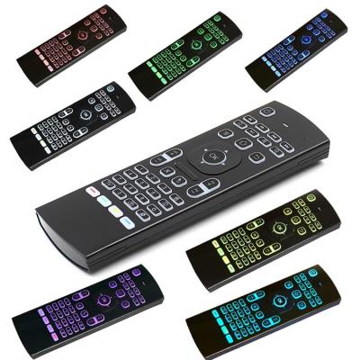 China Smart Home Appliances Mini Keyboard MX3 Air Mouse Black 2.4g Wireless Remote Control Wireless Keyboard for sale