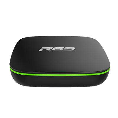 China Smart Receiver R69 Allwinner H3 BOX 4K R69 1/2GB 8/16GB Android 7.1 Cheap Price 2.4G Factory Android TV BOX TV for sale