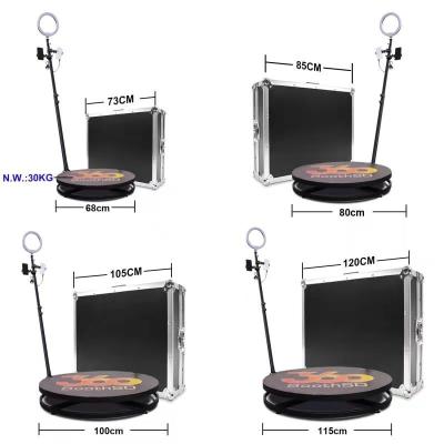 China Wedding/Party 360 Degree Photo Booth Portable Selfie Platform Photobooth Auto Rotating 360 Photo Booth for sale