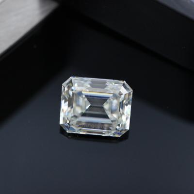 China Jewrlry Making Wholesale Price Moissanite Stones D Color VVS Emerald Cut Loose Moissanite Diamond Classic for sale