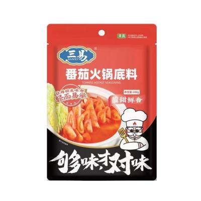 China Cooking hotpot/caboche/soup SANYI new arrive 200g tomato hot pot soup base for instant cooking for sale