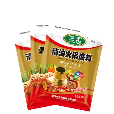 China Cooking Hotpot Good Quality Vegetable Oil Halal Hotpot Oil Pot Clear Soup Base for sale