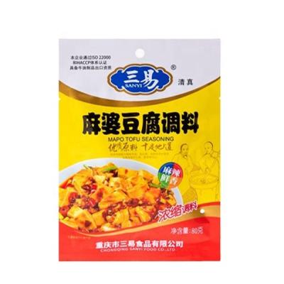 China Cooking ChongQing Mapo Tofu Condiment Spicy Delicious Flavor 80g/Bag for sale