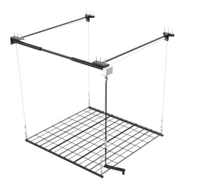 China Summit LA-W1 Shelf Wall Mount Frame Steel Black For Garage (1240*440*170)mm for sale