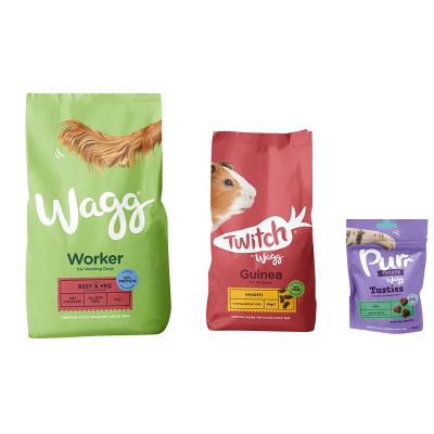 China Customized Dog Food Cat Food Composite Zipper Seal Food Packaging BIODEGRADABLE Eight Side Bag for sale