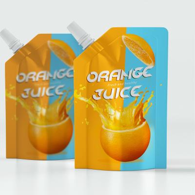 China Wholesales Recyclable Stand Up Drinks Coffee Packaging Bag Liquid Spout Pouch Plastic Drink Juice Milk Bags for sale