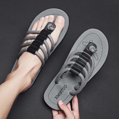 China Hot Sales Fashion Trend Designer Summer Flip Flops Slippers Slidefor Men Beach Shoes for sale