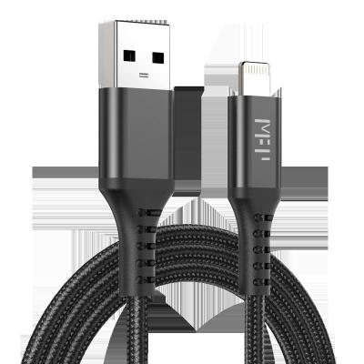 China 2.4AFast Charging Phone USB Cable Original C89 Chip MFI MFI Certified USB Lightning Cable with Braided Nylon Made for Iphone/Ipad/Ipod for sale