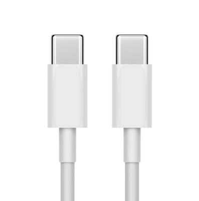 China Mobile phone factory 60W 3A palladium fast charging usb type c to type c charging cable with best quality for sale