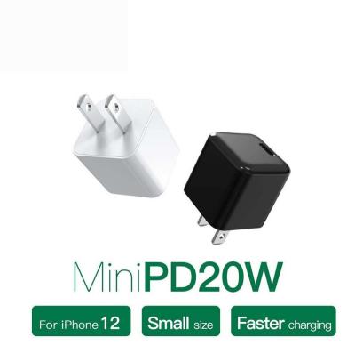 China Mobile Phone ETL USA Plug PD 20W Mini Type C USB Super Fast Wall Charger for sale