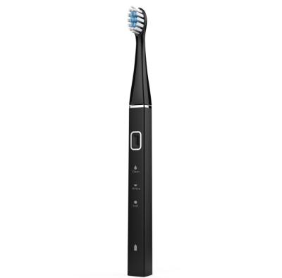 China Magnetic Levitation Home Black Motor Waterproof Adult Rechargeable Electric Toothbrush IPX7 for sale