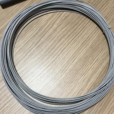 China Control Cable 1x7 / 7x7 Stainless Steel Wire Rope With Nylon Coating for sale