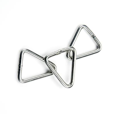 China Delta Galvanized High Quality Galvanized Triangle Ring For Hand Bag for sale