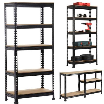 China Large Sustainable Industrial 5-Layer Boltless Storage Steel M Beam Rivet Shelving for sale