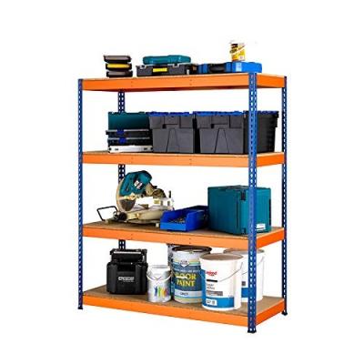 China Durable Heavy Duty 4-Layer For Industrial Purpose High Weight Per Shelf C Beam Rivet Shelving for sale