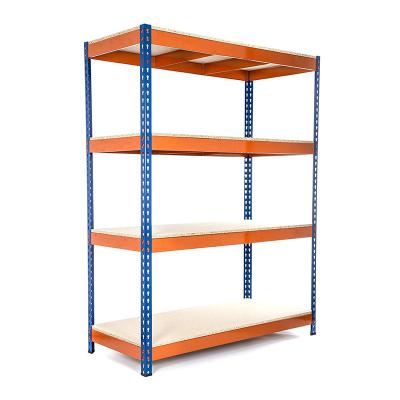 China Sustainable Warehouse Storage Medium Duty Steel Beam Rivet Racks C Beam Shelving for sale