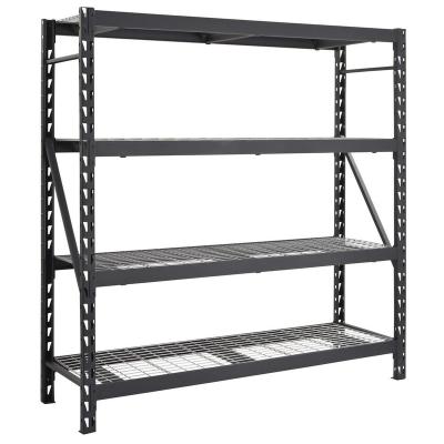 China Minimalist Heavy Duty Metal Garage Shelves Warehouse Storage Shelf Heavy Duty Industrial Display Rack Shelving for sale