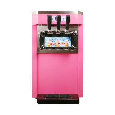 China Snack Factory Mini Desktop Automatic Efficient Refrigeration Desktop Ice Cream Machine for sale