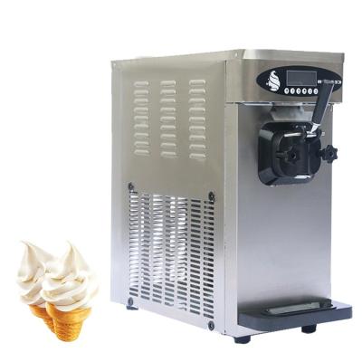 China Factory 18CTBA Mini Ice Cream Machine Commercial Automatic Soft Serve Ice Cream Machine Mini Design Single Flavor Vertical Snack Food for sale