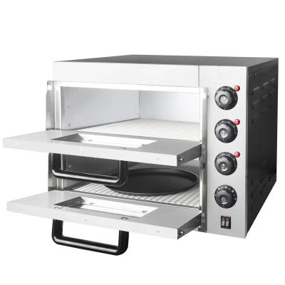 China Commercial Baking Oven With German Design Low Price Portable Pizza Double Oven Good Price 2 Decks for sale