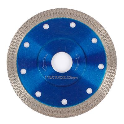 China Ceramic Diamond Cutter Circular Saw Blade High Quality 105-230mm Hot-pressed Ceramic Sharp Wave Plate for sale