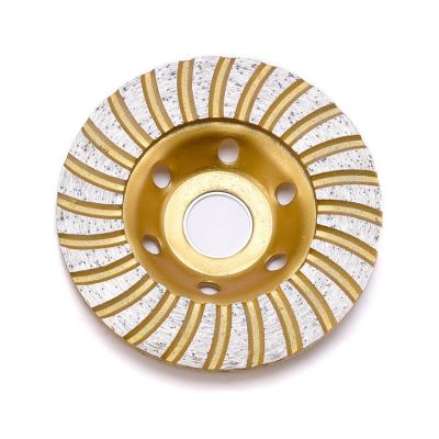 China Hot Sale High Quality Concrete Cup Wheel Diamond Corrugated Grinding Wheel Stone 4