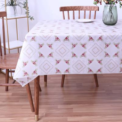 China Good quality waterproof netting hot sale flower embroidered tablecloth fabric for sale