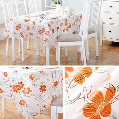 China Waterproof Special Design Widely Used Custom Printed Plastic Digital Tablecloth Digital Printing for sale