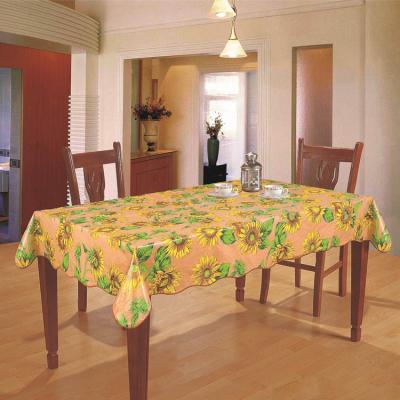 China Professional manufacture waterproof durable using customized printed plastic floral printed tablecloth gingham for sale